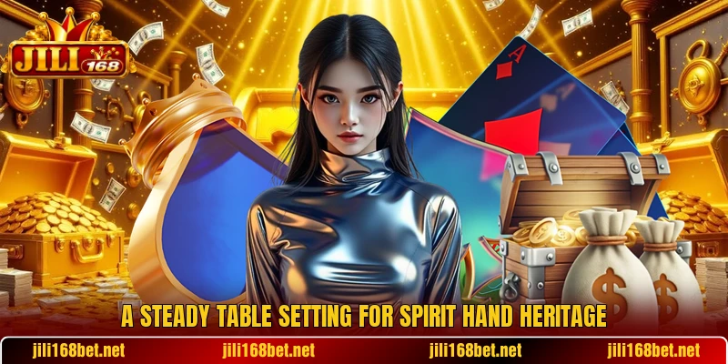 A steady table setting for Spirit Hand Heritage A steady table setting for Spirit Hand Heritage