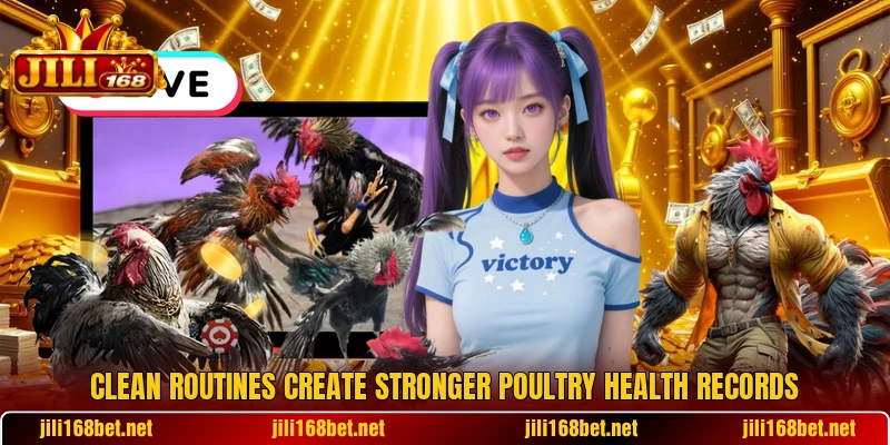Clean routines create stronger poultry health records Clean routines create stronger poultry health records