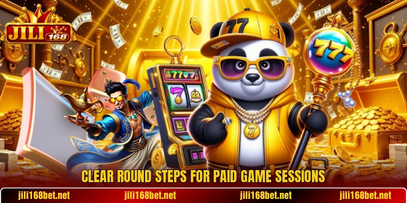 Clear round steps for paid game sessions Clear round steps for paid game sessions