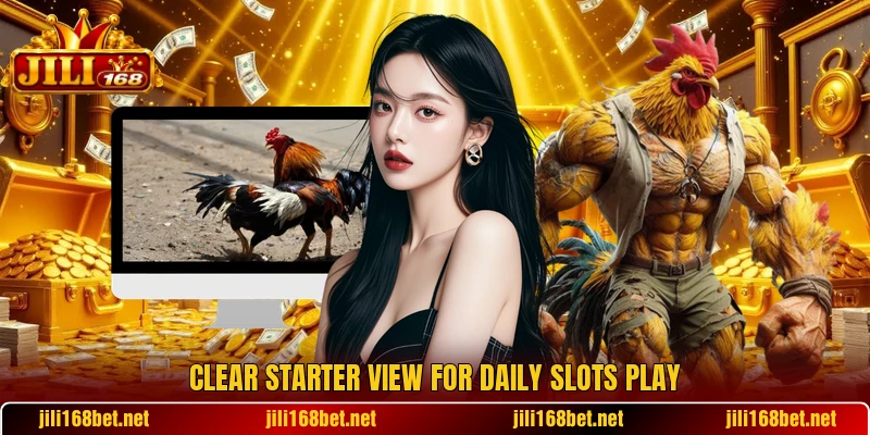 Clear starter view for daily slots play Clear starter view for daily slots play