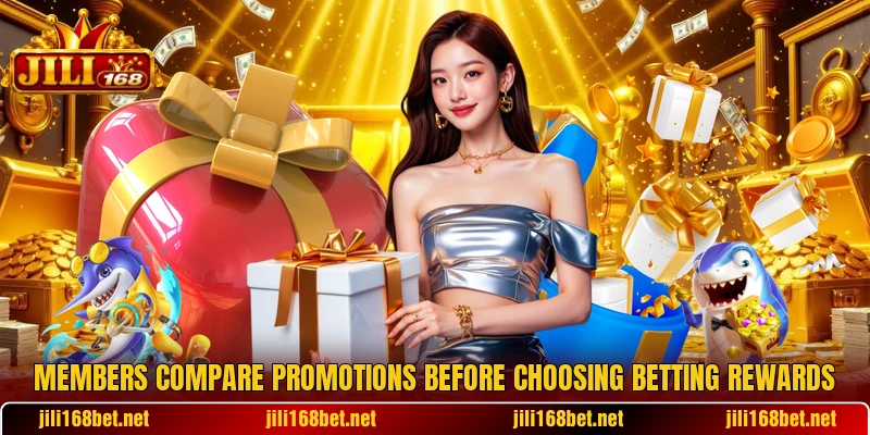 Members compare Promotions before choosing betting rewards Members compare Promotions before choosing betting rewards