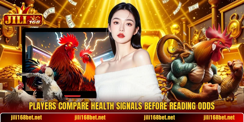 Players compare health signals before reading odds Players compare health signals before reading odds