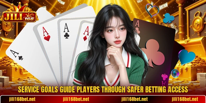 Service goals guide players through safer betting access Service goals guide players through safer betting access